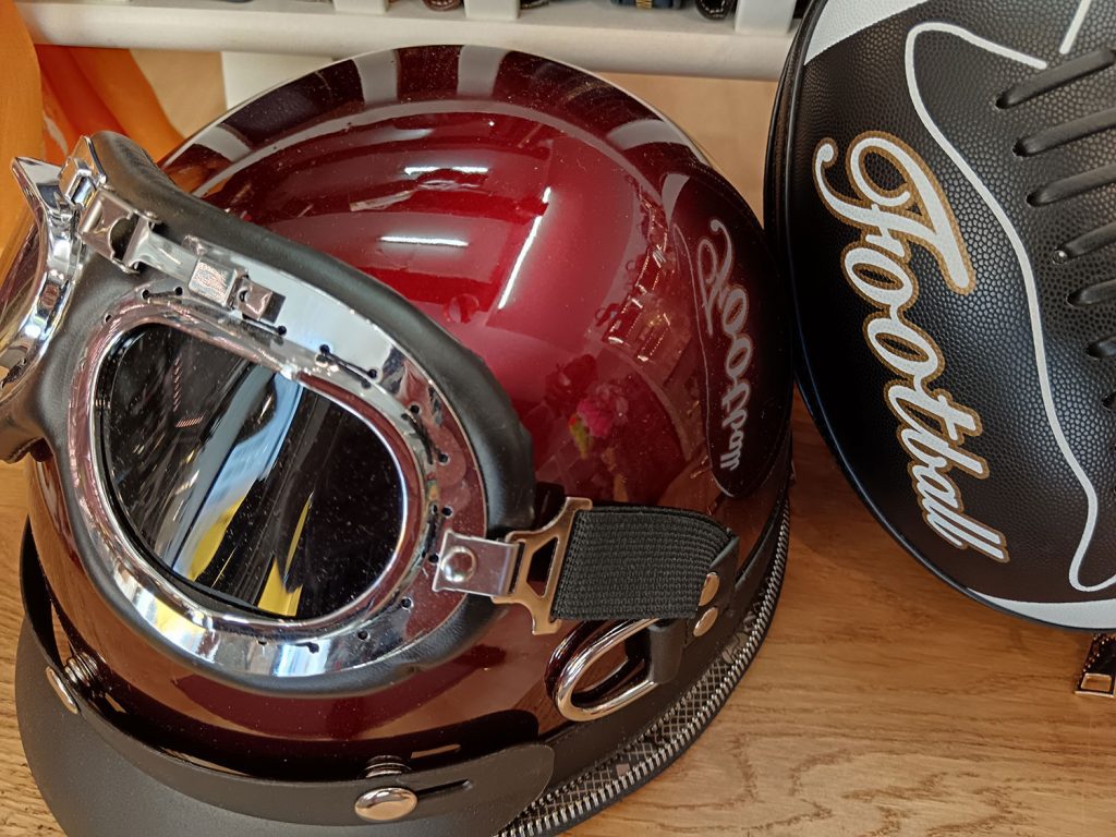 Sac à bandoulière "casque moto" Les 101 Idées Folles - Magasin à Langres - 52200