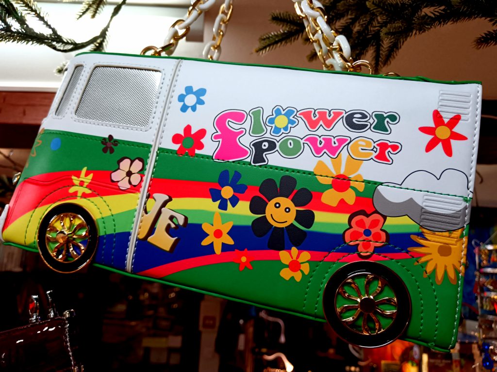 Sac à main bus vw hippie "flower power" boutique les 101 idées folles Langres 52200